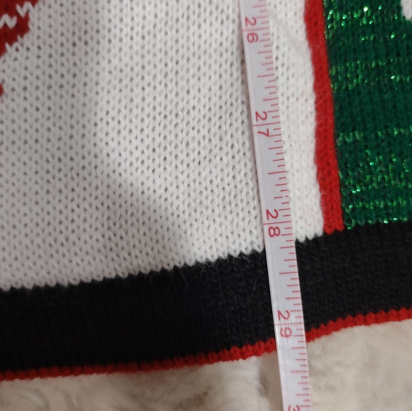 VINTAGE JJ BROWNE NWT Women's Red/Black/White/Green Holiday Sweater Size 2X - Picture 11 of 11